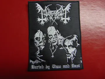 MAYHEM…  Embroidered Patch  (black metal)   Norway  3039