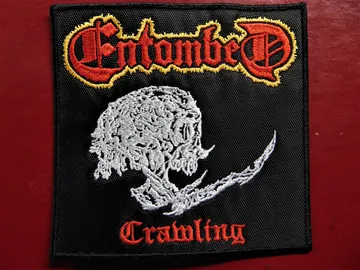 ENTOMBED…  Embroidered Patch  (death metal)   Sweden   322