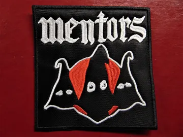 MENTORS…   Embroidered Patch   (thrash metal)   U.S.A   1240