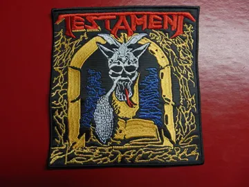 TESTAMENT…  Embroidered Patch  (thrash metal)   U.S.A   2812
