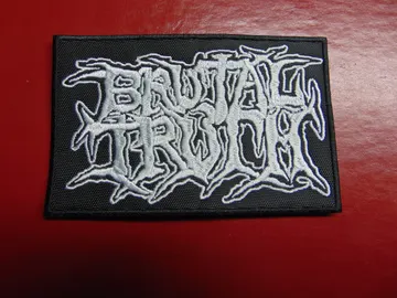 BRUTAL TRUTH…  Embroidered Patch (death grind)    U.S.A   3052