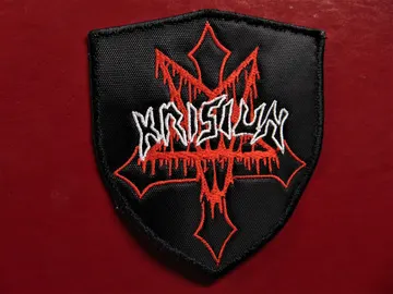 KRISIUN…  Embroidered Patch  (black death)     Brazil   547