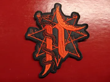 NORDJEVEL  Embroidered Patch  (black metal)  Norway   1002