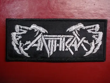 ANTHRAX…  Embroidered Patch  (thrash metal)  U.S.A   185