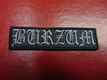 BURZUM…  Embroidered Patch  (black metal)    Norway   3550