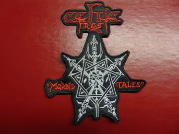 CELTIC FROST…  Embroidered Patch (black death)    Switzerland   242