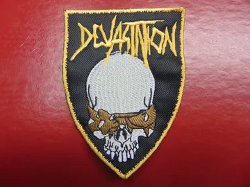 DEVASTATION…  Embroidered Patch  (death thrash)   U.S.A   895