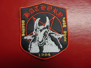 BATHORY…   Embroidered Patch   (Black Metal)   Sweden   2770