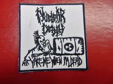NUCLEAR DEATH…   Embroidered Patch   (Death Thrash)   U.S.A   2620