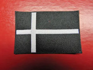 BLACK DENMARK FLAG  …(metal nation)  U.S.A   1424