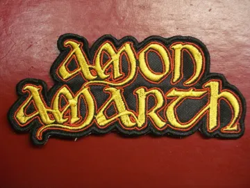 AMON AMARTH…  Embroidered Patch  (viking metal)    Sweden   1445
