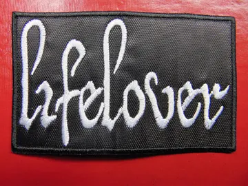 LIFELOVER…  Embroidered Patch  (black metal)   Sweden   828