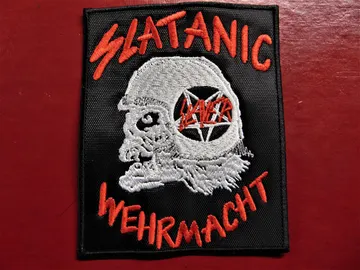 SLAYER… Embroidered Patch  (thrash metal)    U.S.A   1440