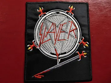 SLAYER…  Embroidered Patch  (thrash metal)  U.S.A   442