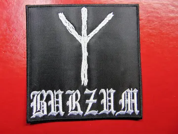 BURZUM   Embroidered Patch  (black metal)   Norway   478