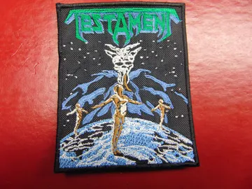 TESTAMENT…   Embroidered Patch   (thrash metal)   U.S.A   2555
