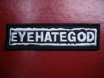 EYEHATEGOD…  Embroidered patch  (sludge doom)   U.S.A   3454