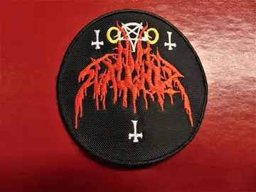 NUNSLAUGHTER  Embroidered Patch …(black death)   U.S.A   748