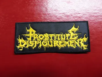 PROSTITUTE DISFIGUREMENT Embroidered Patch  (brutal death)  Netherlands   2345