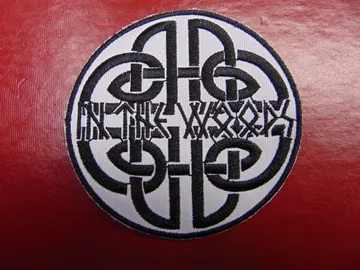 IN THE WOODS  Embroidered Patch  (black folk)  Norway   3472