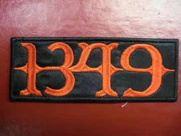 1349…  Embroidered Patch  (black metal)    Norway   1189