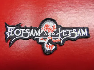 FLOTSAM AND JETSAM…  Embroidered Patch  (thrash metal)   U.S.A   2347