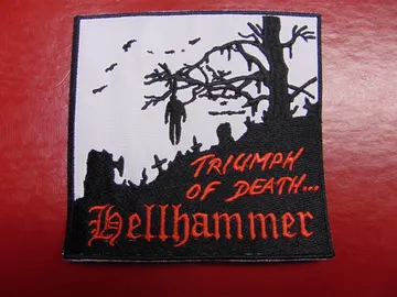 HELLHAMMER…   Embroidered Patch   (Epic Black)   Switzerland   3542