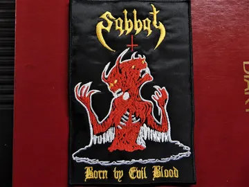 SABBAT   Embroidered Patch  (black thrash)  Japan   908