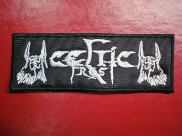 CELTIC FROST   Embroidered Patch  (black death)    Switzerland   1674