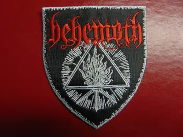 BEHEMOTH…  Embroidered Patch  (black death)    Poland   2775