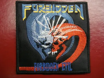 FORBIDDEN  Embroidered Patch  (thrash metal)   U.S.A   3799