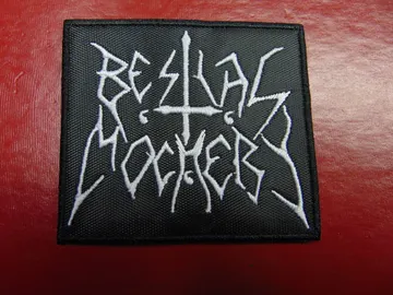 BESTIAL MOCKERY…  Embroidered Patch  (black metal)   Sweden   3470