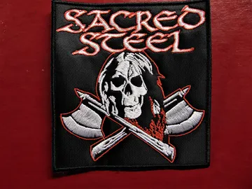 SACRED STEEL…   Embroidered Patch   (Power Metal)   Germany   3298