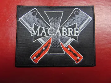 MACABRE…  Embroidered Patch  (death grind)   U.S.A   2583