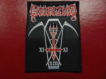 DISSECTION…  Embroidered Patch  (melodic black)    Sweden   3347