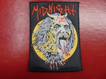 MIDNIGHT…  Embroidered Patch  (black n roll)  U.S.A   490