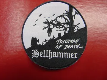 HELLHAMMER…   Embroidered Patch   (Black Metal)   Switzerland   1708