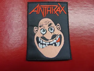 ANTHRAX…  Embroidered Patch  (thrash metal)   U.S.A   1908