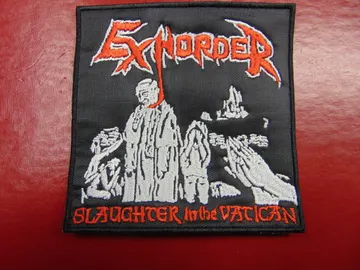EXHORDER…  Embroidered Patch (thrash metal)   U.S.A   626