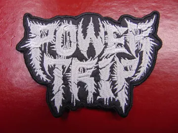 POWER TRIP…  Embroidered Patch  (hardcore)   U.S.A   1457