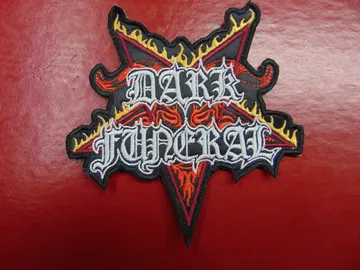 DARK FUNERAL   Embroidered Patch  (black metal)   Sweden   2902