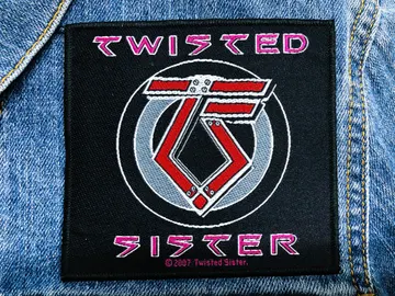 TWISTED SISTER…  Official Woven Patch  (heavy metal)   U.S.A   (318)