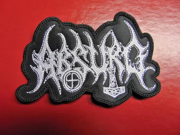 ABSURD…  Embroidered Patch  (black metal)    Germany   561*