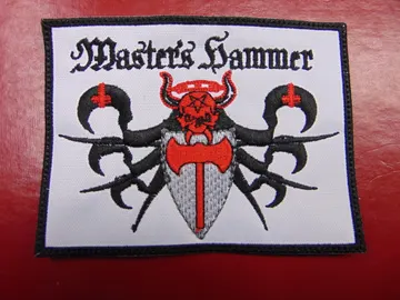 MASTER’S HAMMER…   Embroidered Patch   (Black Metal)   Czechia   945*