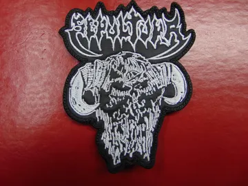 SEPULTURA…  Embroidered Patch  (death thrash)     Brazil   228*