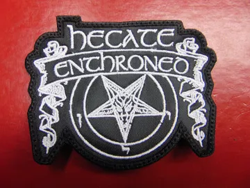 HECATE ENTHRONED…  Embroidered Patch  (black metal)   U.K   1712**