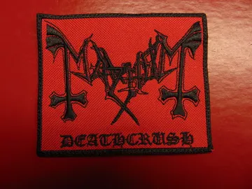 MAYHEM…  Embroidered Patch  (black metal)    Norway   843*