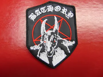 BATHORY…  Embroidered Patch  (black metal)    Sweden  2258**