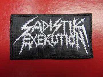 SADISTIK EXEKUTION…  Embroidered Patch  (war metal)    Australia   2247**