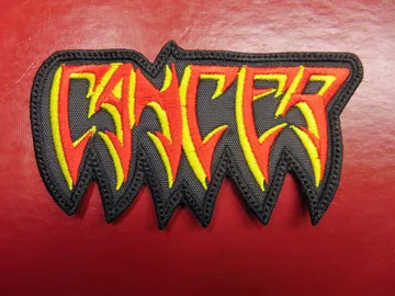 CANCER…  Embroidered Patch  (death thrash)    U.K   2157